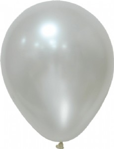 空飄11"珍珠氣球-白色